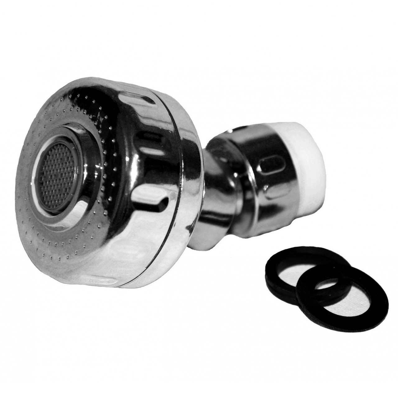 Насадка на кран аератор для змішувача Ango LJ 2020-3A пластик 2 режиму М22 з перехідником М24, фото 1