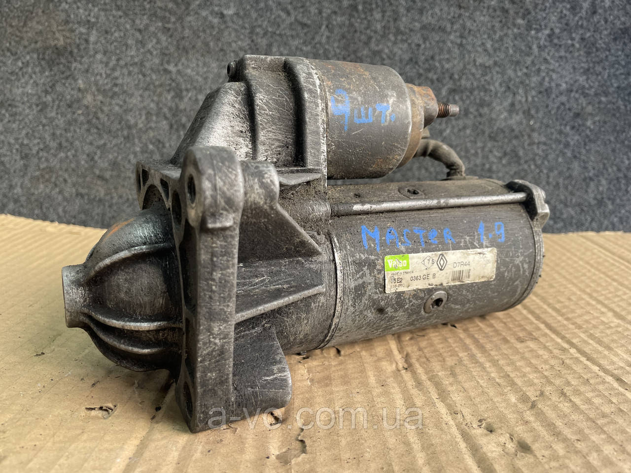 Стартер для Renault Trafic, Master, Scenic, Megan, D7R44, 11 зубів, фото 1