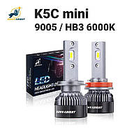 Автолампи DAWN KNIGHT K5C mini 9005/HB3 6000K з обманкою (Canbus), комплект 2 шт