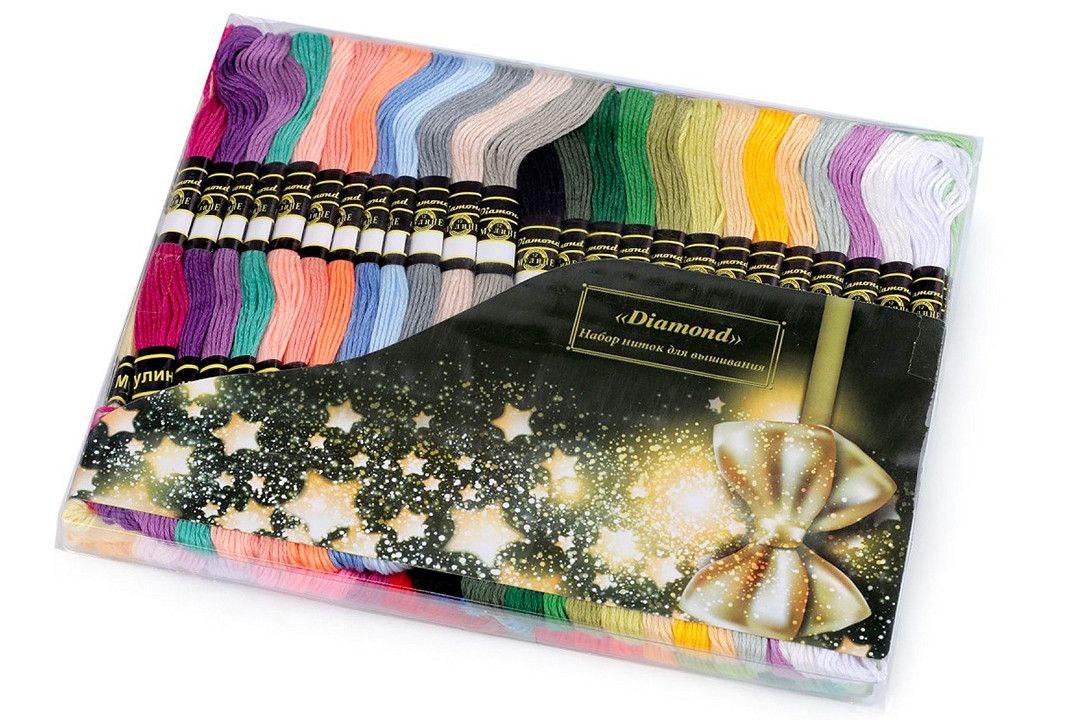 Набір ниток муліне, 50шт "Diamond", фото 1