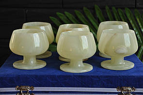 Набір з натурального оніксу, 100 ml (колір, як на фото)