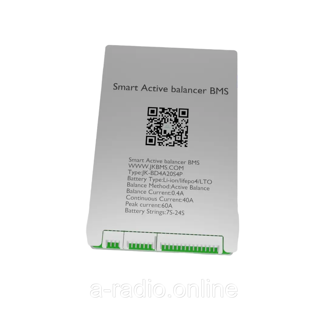 BMS контролер JK-BD4A20S4P 8S-24S 40А