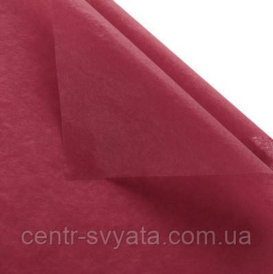 Папір тишею (50х70 см) "Бордовий", 10 шт.
