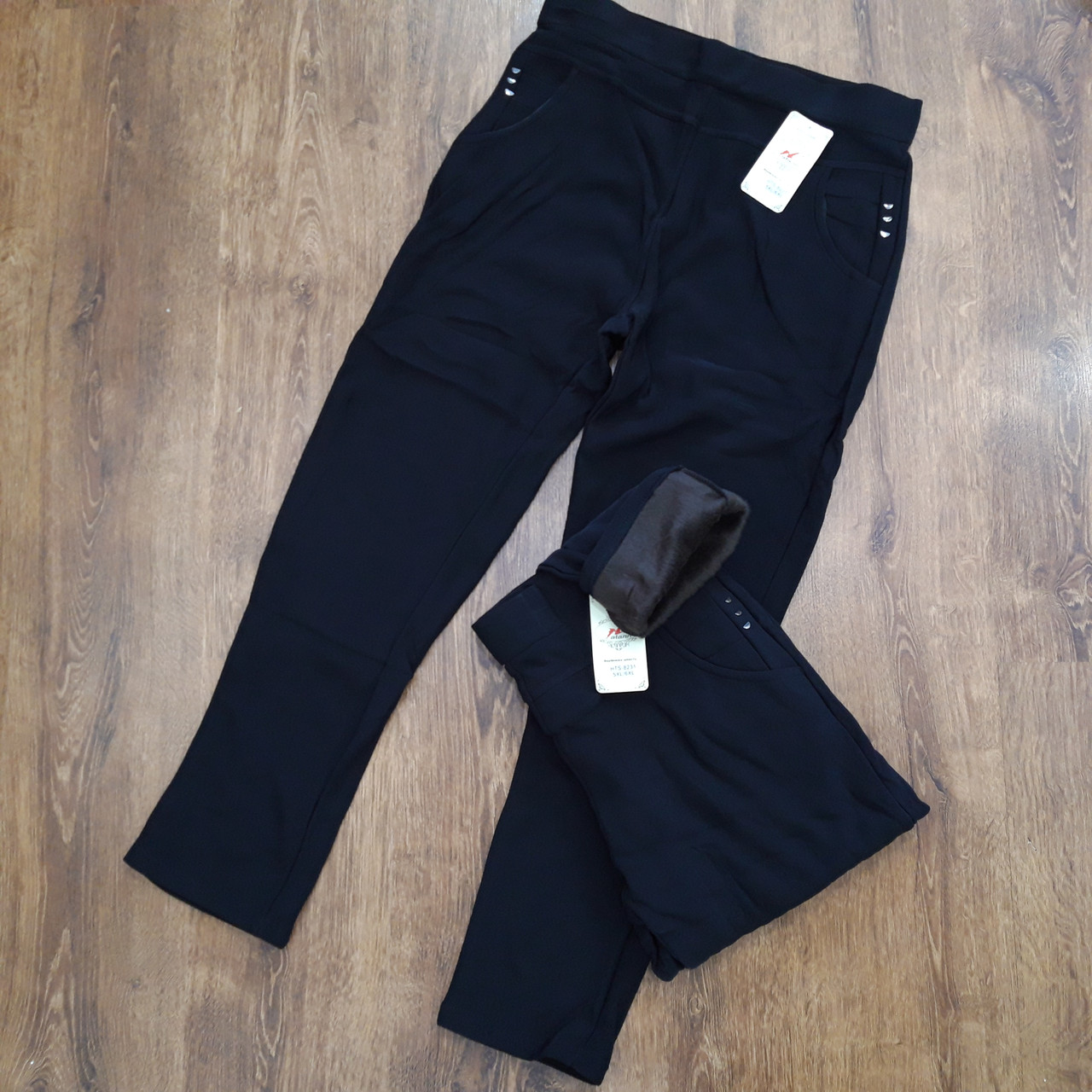 Теплі жіночі штани з хутром "ATALN" Art: 8231, фото 1