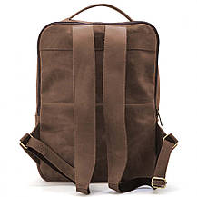 Шкіряний рюкзак коричневий TARWA RC-7287-3md кінська шкіра, фото 5