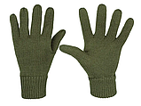 Рукавички зимові в'язані Mil-tec winter утеплювач Thinsulate Olive 12531001 solve, фото 7