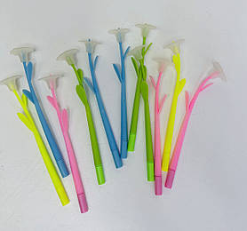 Ручка гелева Квітка 0,5 мм синя 138802