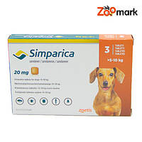 Симпарика (Simparica) Таблетки для собак 5-10 кг 3 таблетки
