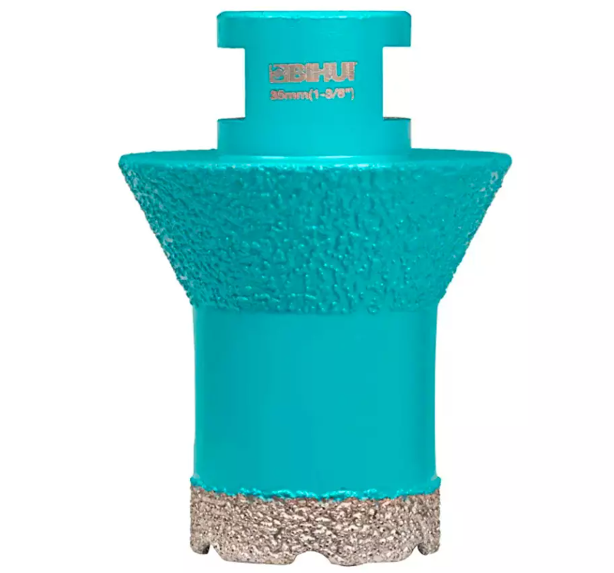 Алмазна коронка-фреза BIHUI 35-55 мм для сухого свердління М14, фото 1