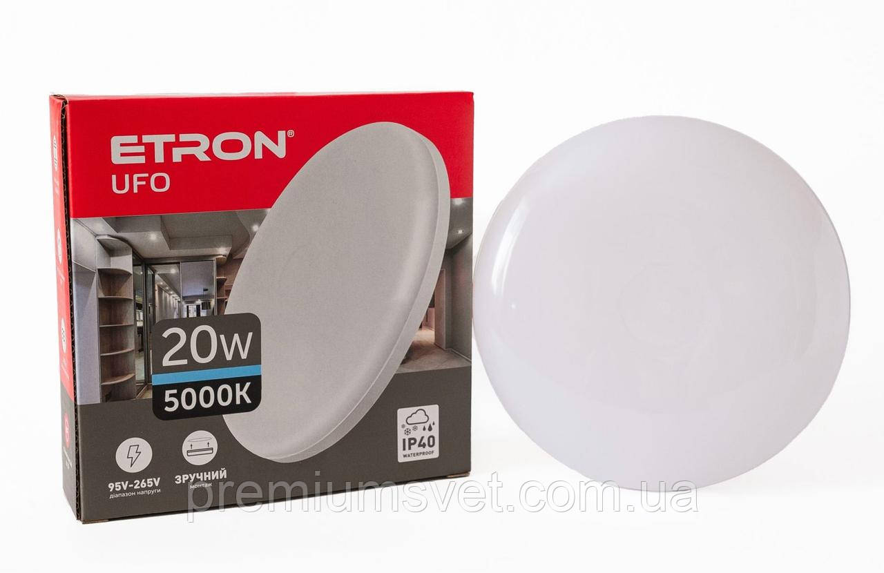Світильник с/діод ETRON 1-EIP-908 коло 20W 5000K