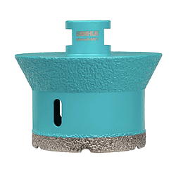 Алмазна коронка-фреза BIHUI 68-88мм для сухого свердління М14