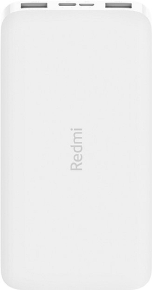 УМБ Xiaomi Redmi Power Bank 10000 mAh micro-USB Type-C білий, фото 1