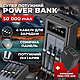 Зовнішній акумулятор Потужний повербанк power bank портативний із сонячною батареєю зі швидкою зарядкою 50000mah - фото 1 - id-p2333601709