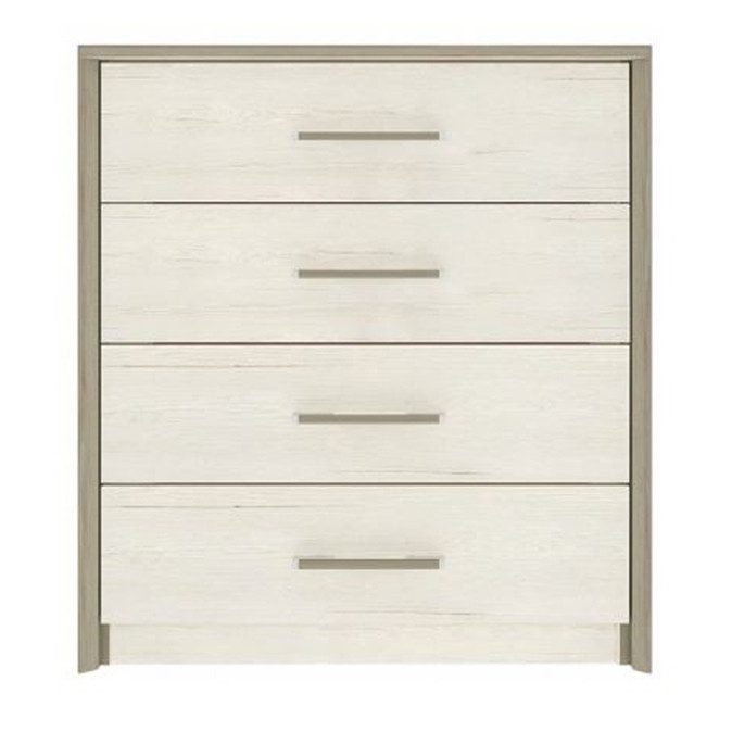 Сучасний стильний маленький комод на 4 шухляди 80 см для білизни та речей у спальню кімнату ДСП Сара Сокме