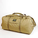 Сумка тактична Kiborg Military bag 130L Coyote, фото 4