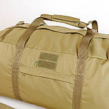 Сумка тактична Kiborg Military bag 130L Coyote, фото 8