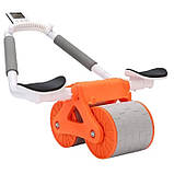 Автоматичний тренажер для живота, коліщатко для живота з подушечкою для пуш-апу UD-12, фото 8