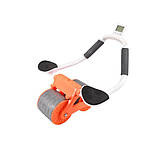 Автоматичний тренажер для живота, коліщатко для живота з подушечкою для пуш-апу UD-12, фото 6