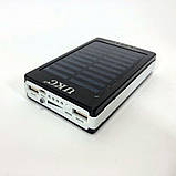 УМБ Power Bank Solar 20000 mAh мобільне зарядне з сонячною панеллю та лампою, повербанк NJ-223 для планшета, фото 8