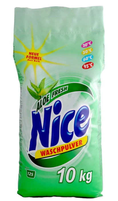 Пральний порошок Nice Aloe Vera 10кг 8594163901653