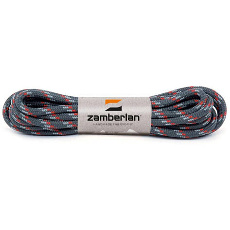 Шнурки круглые Zamberlan 125 см, Grey / Red, фото 1