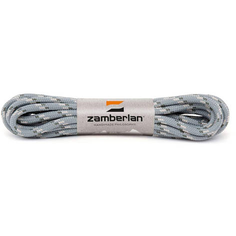 Шнурки круглые Zamberlan 205 см, Grey / White, фото 1