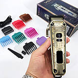 Набір для стрижки волосся на акумуляторі VGR V-005, Хороший бездротовий тример, Тример бездротовий KY-49, фото 3