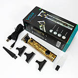 Електрична машинка для стрижки з насадками VGR, Електробритва для стрижки голови, Тример бездротовий MW-43, фото 6