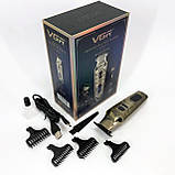 Практична машинка для стрижки волосся VGR V-901, Електромашинка для волосся, Підстригальна машинка SK-59, фото 6