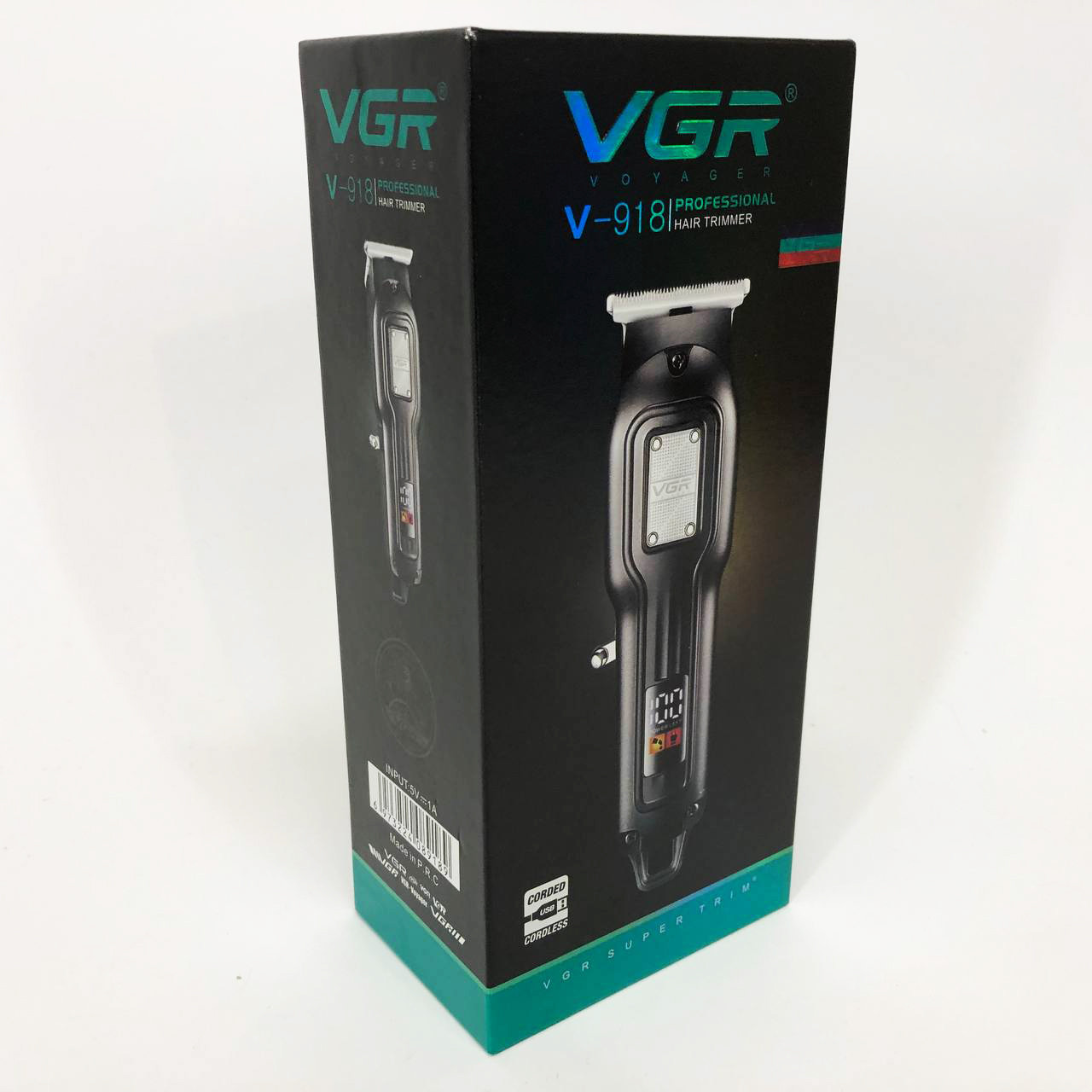 Електрична машинка з насадкою для бороди, Професійна машинка для стрижки з насадками DR-30, фото 1