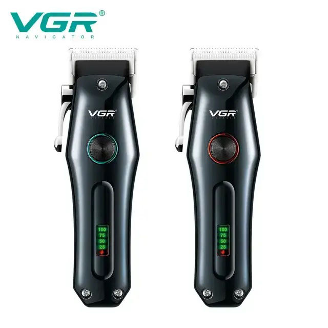 Машинка для стрижки волосся професійна VGR V-969, Електрична машинка з насадкою PA-811 для бороди