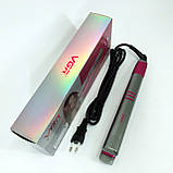 Щітка щипці для випрямлення волосся, Плойка для локонів Хороша випрямляч випрямляч волосся NR-60, фото 4