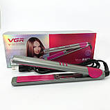 Щітка щипці для випрямлення волосся, Плойка для локонів Хороша випрямляч випрямляч волосся NR-60, фото 8