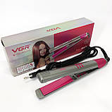Щітка щипці для випрямлення волосся, Плойка для локонів Хороша випрямляч випрямляч волосся NR-60, фото 5