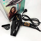 Сучасний фен для волосся, Супер потужний фен, Портативний фен для сушіння ламкого волосся VZ-82, фото 10