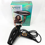 Сучасний фен для волосся, Супер потужний фен, Портативний фен для сушіння ламкого волосся VZ-82, фото 5