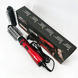 Фен щітка гребінець, Фен для голови з гарантією, Хороший фен Сучасний для укладання UP-79, фото 4