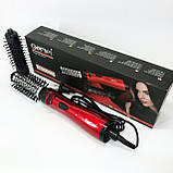 Фен щітка гребінець, Фен для голови з гарантією, Хороший фен Сучасний для укладання UP-79, фото 8