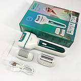 Пилка для п'ят, Шліфування для п'ят, Електрична пемза ніг яка краща Електричний епілятор-бритва HR-33, фото 8