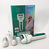 Пилка для п'ят, Шліфування для п'ят, Електрична пемза ніг яка краща Електричний епілятор-бритва HR-33, фото 10