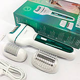 Пилка для п'ят, Шліфування для п'ят, Електрична пемза ніг яка краща Електричний епілятор-бритва HR-33, фото 4