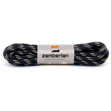 Шнурки круглые Zamberlan 125 см, Black / Beige, фото 1