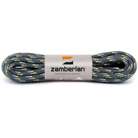 Шнурки круглые Zamberlan 190 см, Grey / Yellow, фото 1