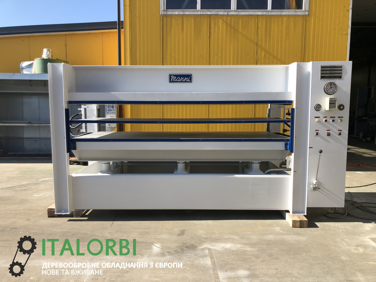 Прес гарячий для шпонування Manni, фото 1