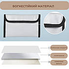 Вогнестійка сумка конверт для документів Supretto 38x28 см (8964), фото 5