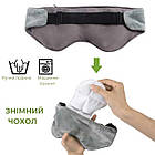 Маска для сну Supretto обтяжена велюрова, Сірий (8976), фото 4