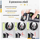 Лазерний рівень рідинний з рулеткою Supretto (8981), фото 6