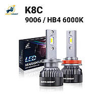 Автолампи DAWN KNIGHT K8C 9006/HB4 6000K з обманкою (Canbus), комплект 2 шт