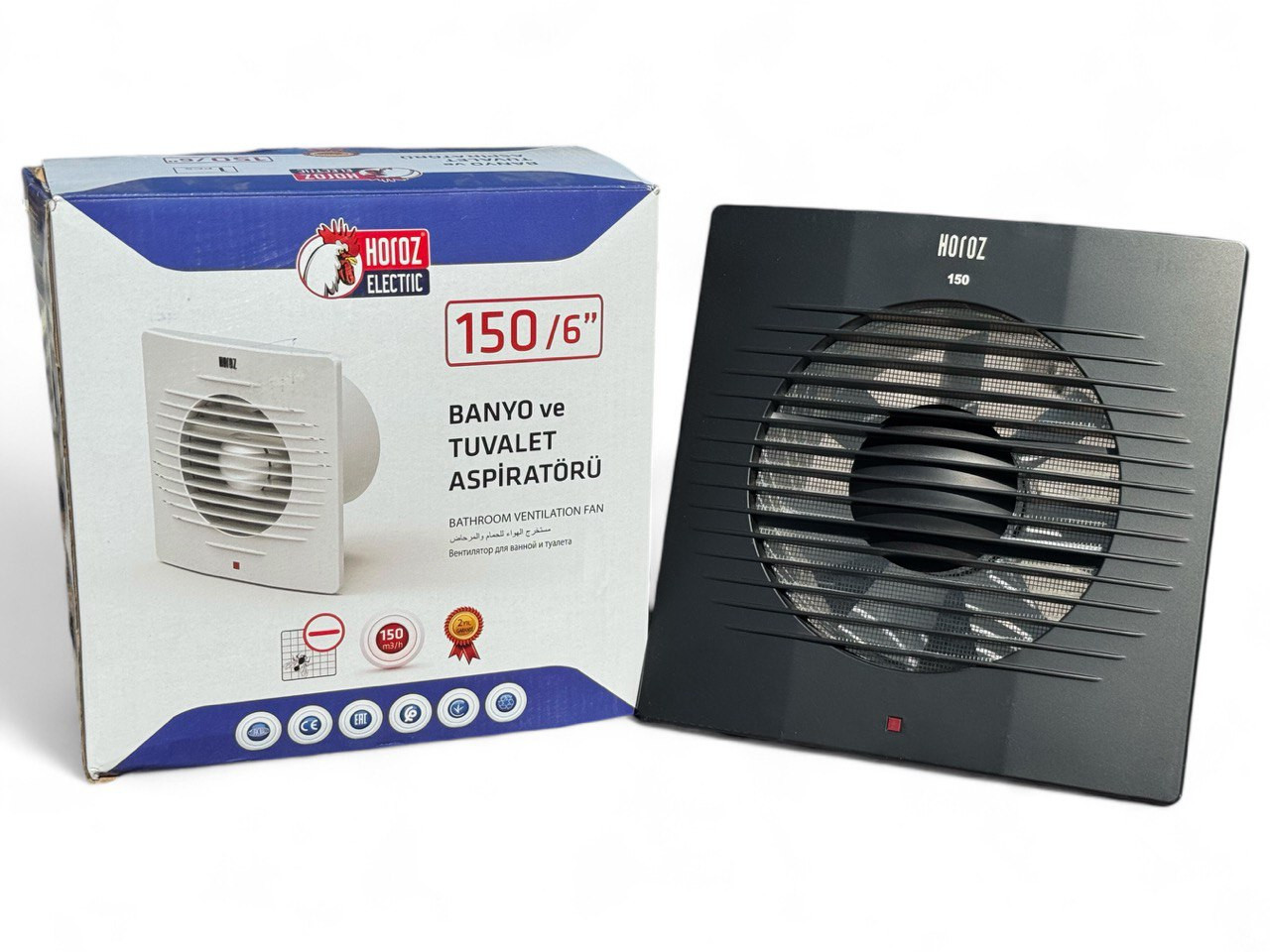 Вентилятор Horoz Electric 20 Вт 150 мм (500-060-150)