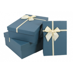 Подарочные коробки UFO 10341-54 Набор 3 шт AQWA прям.